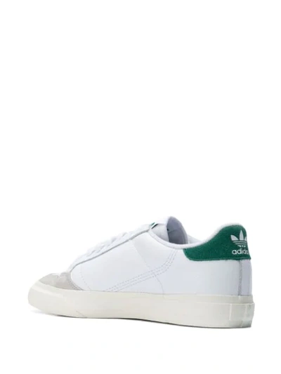Adidas Originals Continental 80 Vulc Sneakers In Leather With Green  Tab-white | ModeSens