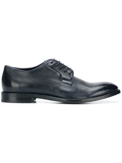 Shop Paul Smith Chester Derby Shoes In Blue