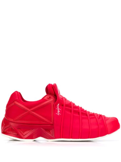 y3 red shoes