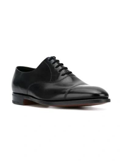 Shop John Lobb Classic Oxford Shoes In Black