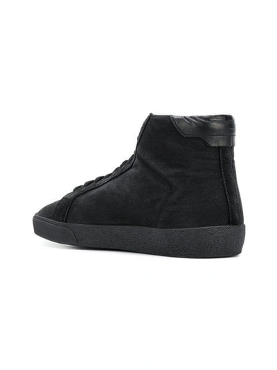 Shop Saint Laurent Sl/06 Court Classic Sneakers In Black