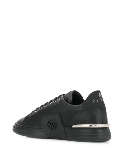 Shop Philipp Plein Low Top Sneakers In Black