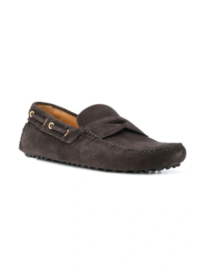 Shop Car Shoe Classic Slip-on Loafers In Brown