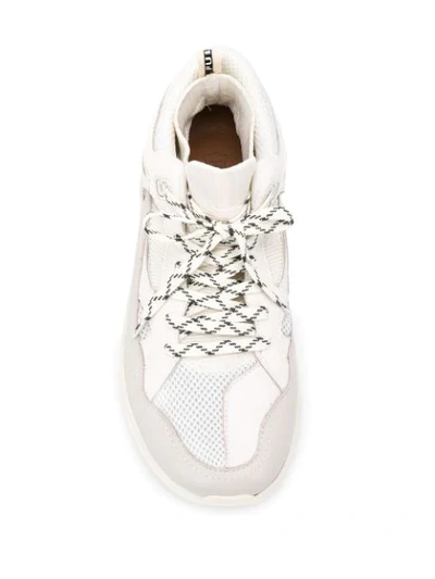Shop Brandblack Chunky Low Top Sneakers In White