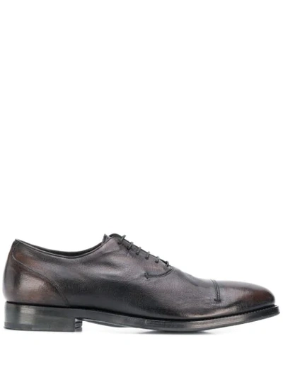 Shop Alberto Fasciani Classic Lace-up Shoes In Grey