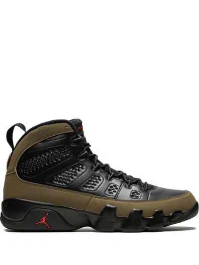 Shop Jordan Air  9 Retro Sneakers In Black