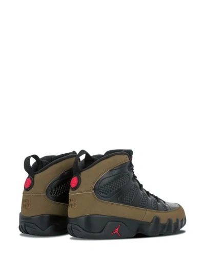 Shop Jordan Air  9 Retro Sneakers In Black