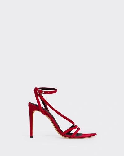 Shop Iro Romy Sandals In Red