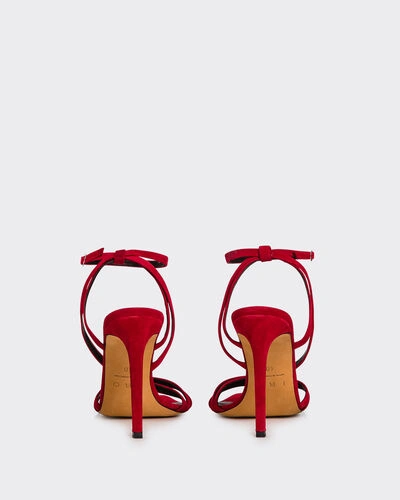 Shop Iro Romy Sandals In Red