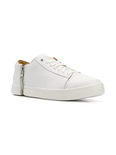 Shop Diesel S-nentish Low Sneakers - White