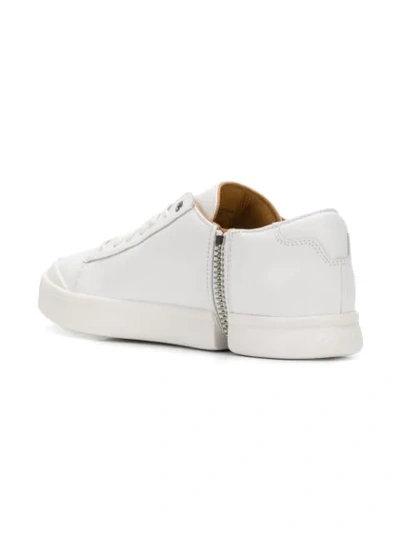 Shop Diesel S-nentish Low Sneakers - White