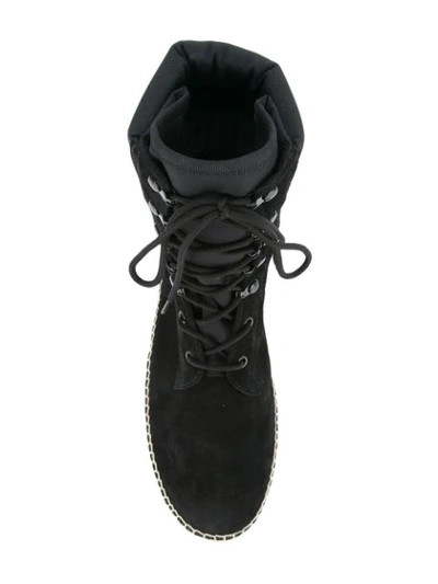 Shop Alexander Wang Espadrille Hi In Black