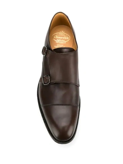 Shop Church's Classic Monk Shoes In Brown