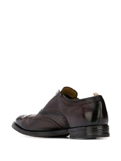 Shop Officine Creative Anatomia Brogues In Brown
