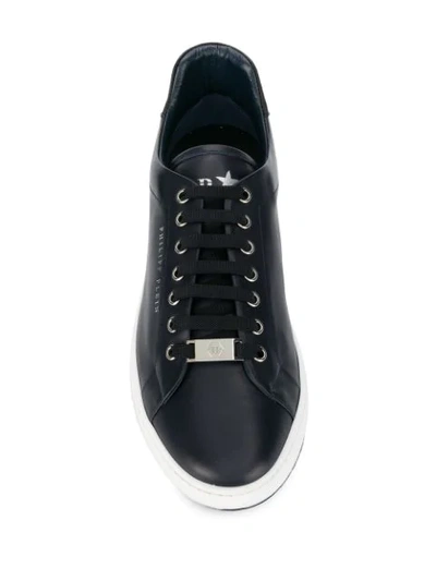 Shop Philipp Plein Chunky Sole Lace-up Sneakers In Blue