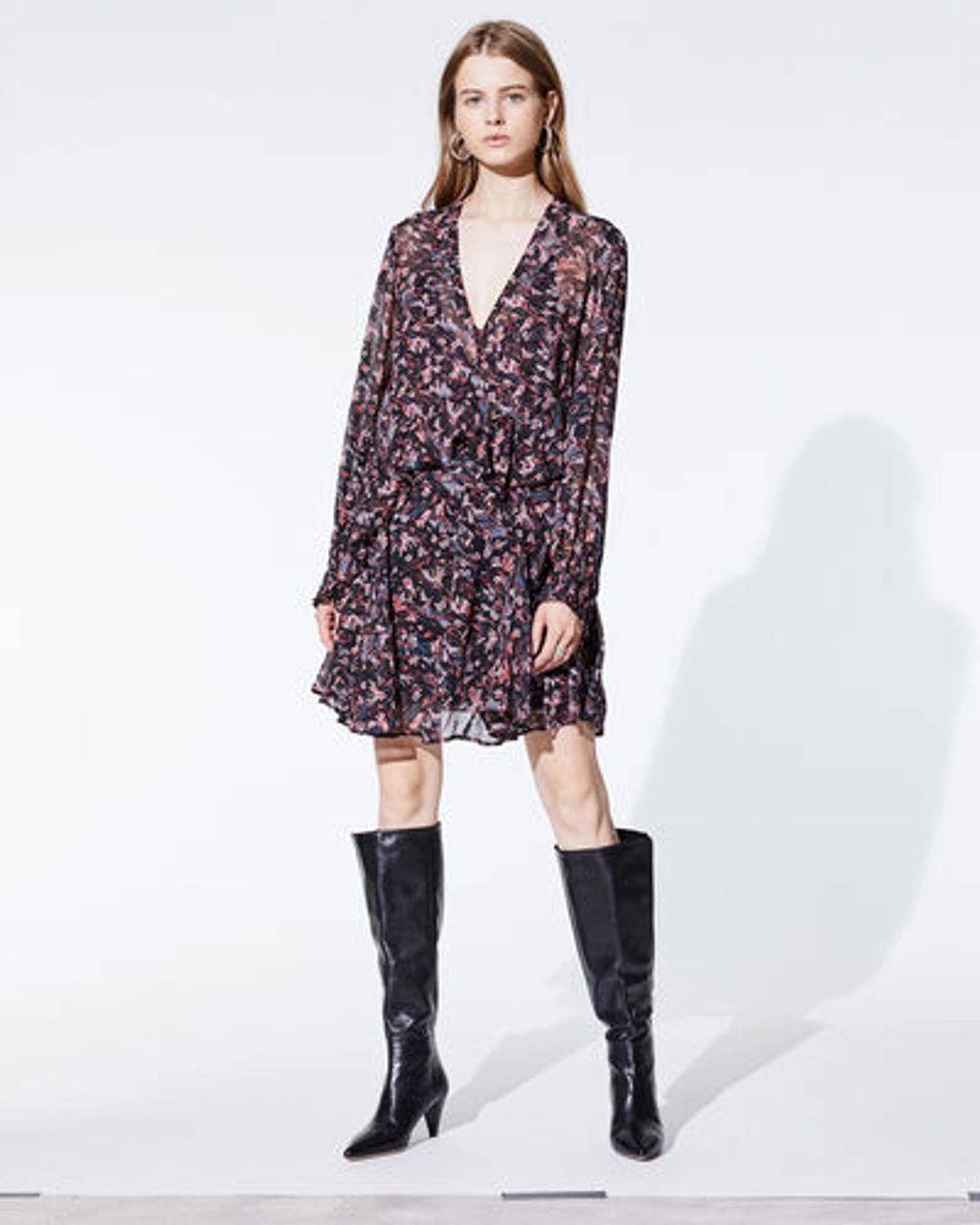 Iro Beaumont Dress In Black ModeSens