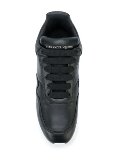 Shop Alexander Mcqueen Oversized Sole Sneakers In Black