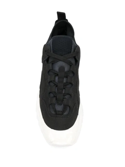 Shop Acne Studios Rockaway Dip Sneakers In Black