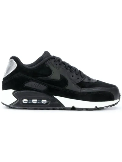 Shop Nike Air Max 90 Premium "rebel Skulls" Sneakers In Black