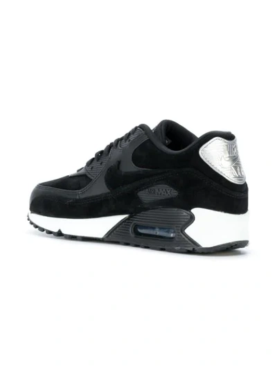 Shop Nike Air Max 90 Premium "rebel Skulls" Sneakers In Black