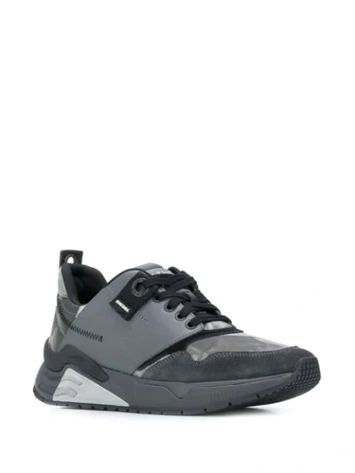 Shop Diesel S-brentha Sneakers In Grey