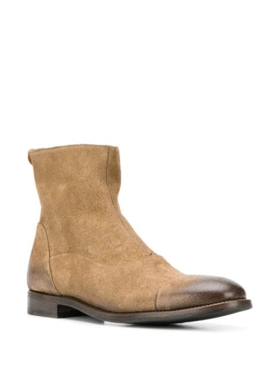 Shop Alberto Fasciani Yago Ankle Boots In Brown