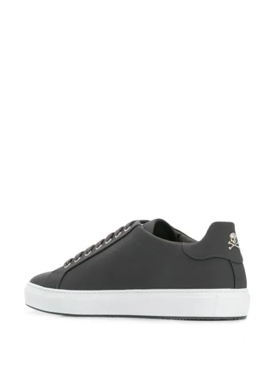 Shop Philipp Plein Low Top Sneakers In Grey