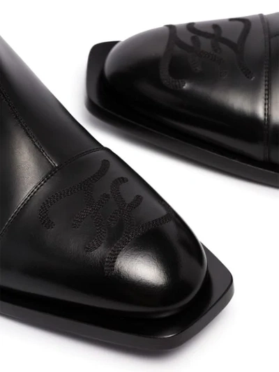 Shop Fendi Chelsea-boots Mit Logo-stickerei In Black