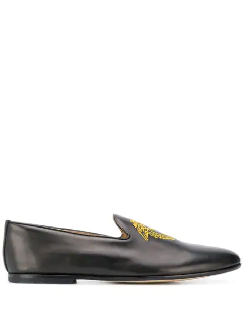 medusa head loafers