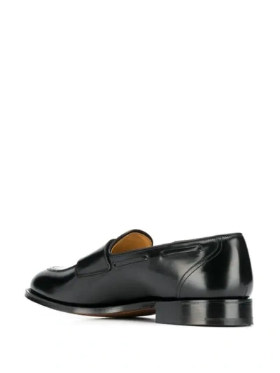 Shop Church's Clatford Twin-buckle Loafers In Black