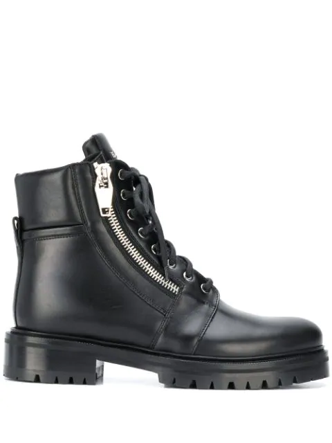 balmain combat boots