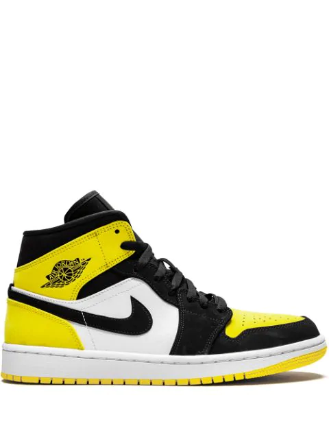 aj mid 1 yellow and black