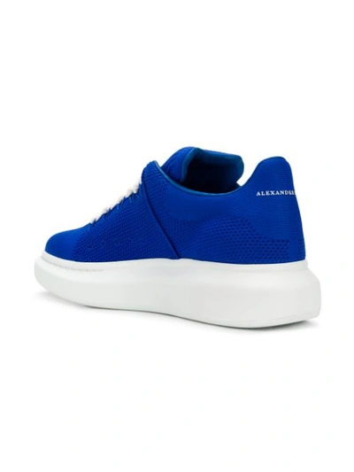Shop Alexander Mcqueen Oversized Sole Sneakers In Blue