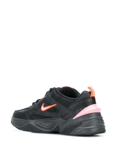 Shop Nike M2k Tekno Low Top Sneakers In Black