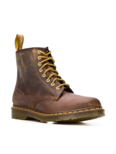 Shop Dr. Martens 1460 Crazy Horse Boots In Brown