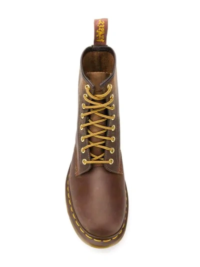 Shop Dr. Martens 1460 Crazy Horse Boots In Brown