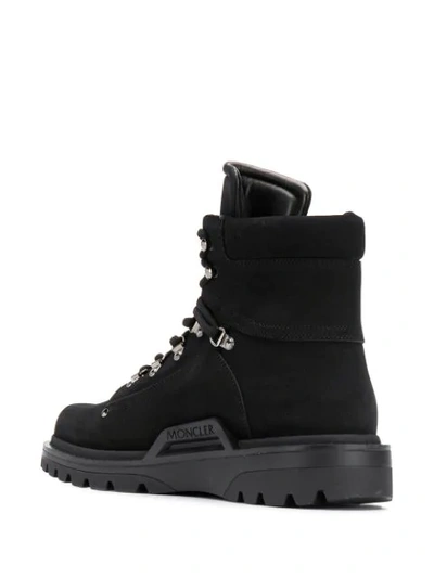 Shop Moncler Egide Mountain Boots In Black