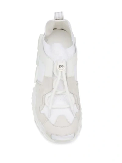 Shop Dolce & Gabbana 'sorrento Trekking' Sneakers In 8s968  Bianco/latte