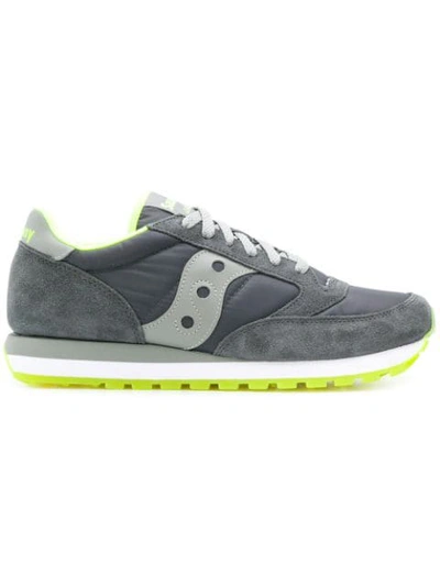 Shop Saucony Colour Block Sneakers - Grey