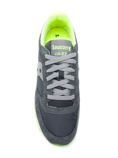 Shop Saucony Colour Block Sneakers - Grey