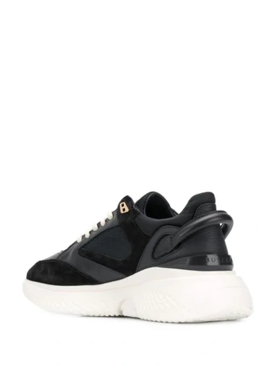 Shop Buscemi Panelled Sneakers In Black