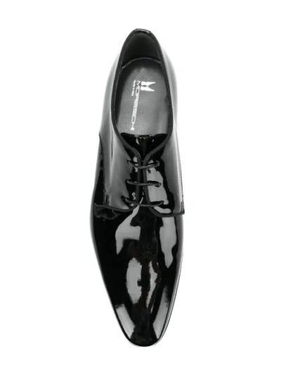 Shop Moreschi Classic Derby Shoes In Black
