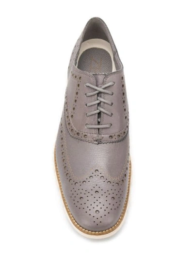 Shop Cole Haan Zerogrand Oxford Shoes - Grey