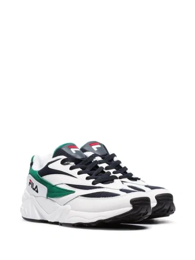 Shop Fila Venom Colour Block Sneakers In White