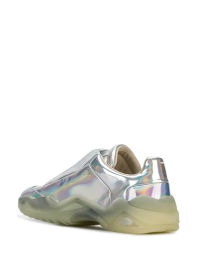Shop Maison Margiela Future Sneakers In Silver