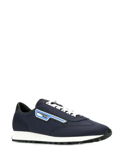 Shop Prada Milano 70 Sneakers In Blue