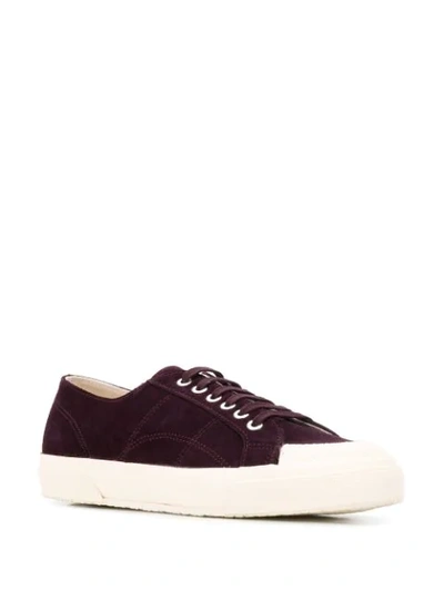 Shop Superga Low-top Lace-up Sneakers In Red