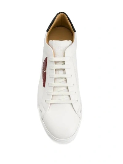 Shop Fendi Bag Bugs Low-top Sneakers In White