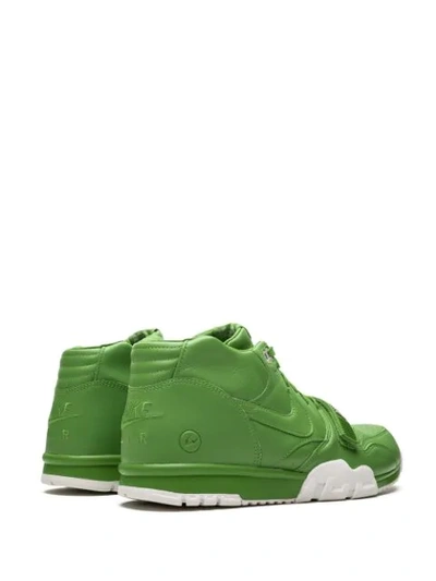 Shop Nike X Fragment 'air Trainer 1 Sp' Sneakers In Green