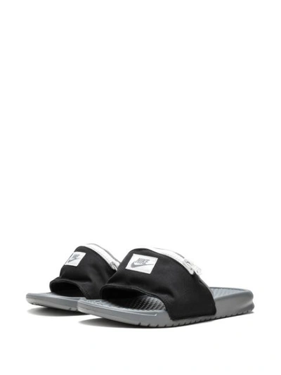 NIKE BENASSI JDI FANNY PACK凉鞋 - 黑色